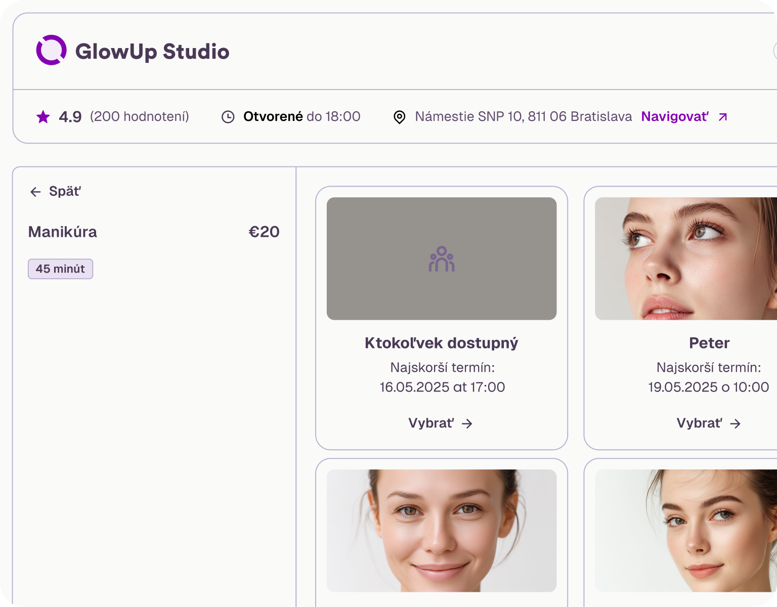 Vlastný branding kozmetického salónu s logom a dizajnom