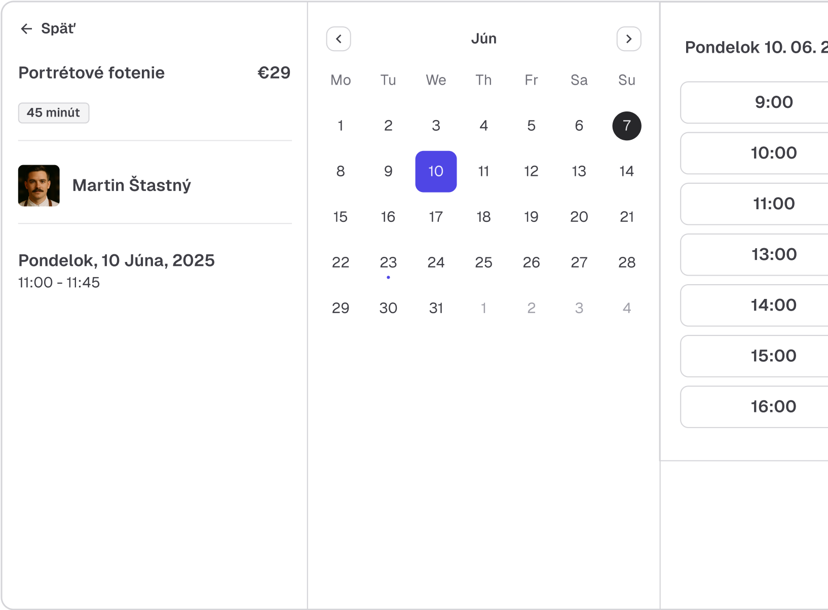 Online rezervačný systém pre fotografov s 24/7 dostupnosťou