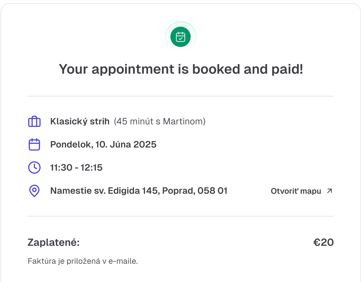 Fakturácia a generovanie účtov za vaše služby