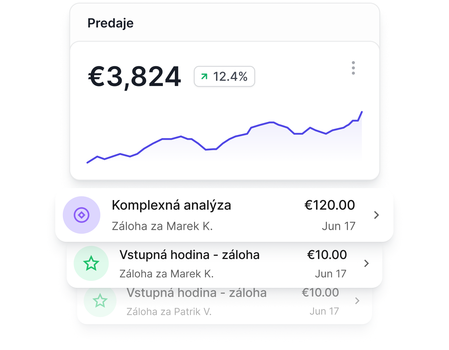 Platobný systém pre terapeutické služby s online platbou