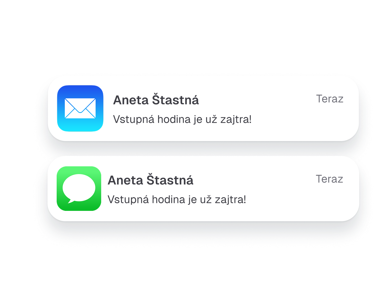 Systém upomienok pre terapeutické sedenia a termíny